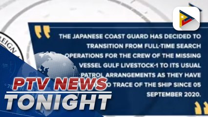 Japan halts search for missing cattle ship, crew