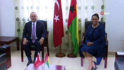- Çavuşoğlu, Gine Bissau Dışişleri Bakanı Barbosa ile bir araya geldi