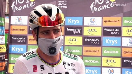 Peter Sagan Reacts To Jury Relegation Decision | 2020 Tour de France