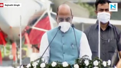 Rafale induction stern message to those threatening India’s sovereignty: Rajnath Singh