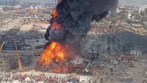 Beyrut Limanı'ndaki yangın hala söndürülemedi