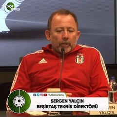 Sergen Yalçın: "Genç futbolcu diye kimseyi alıp oynatamayız, bu seviyeye uygun olmalı"