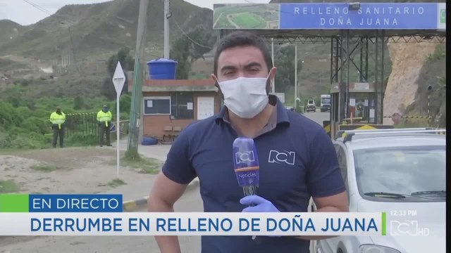 Primeras imágenes de la emergencia en el relleno Doña Juana