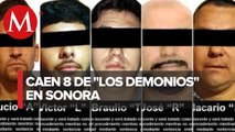 Detienen a 8 integrantes de 'Los Demonios' en Sonora; los ligan al cártel de Sinaloa