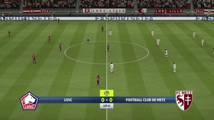 L1 - 2e journée : notre simulation FIFA 20 de LOSC - Metz