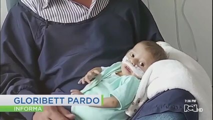 ¡Milagro! Tras una peritonitis y someterse a seis cirugías este bebé ganó la batalla