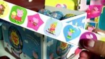 Chupa Chups Peppa Pig Christmas Surprise Box of Choco Eggs with Mommy Daddy George Pig Чупа Чупс
