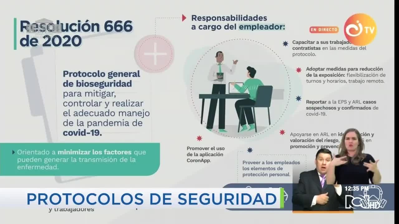 Estos son los protocolos de bioseguridad para empresas y trabajadores que reactivarán labores