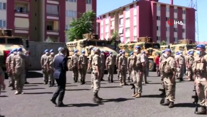 Bingöl’den komandolar Suriye’ye uğurlandı