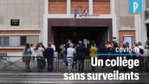 Paris : plus de surveillants pour cause de Covid, les profs du collège Valmy font grève