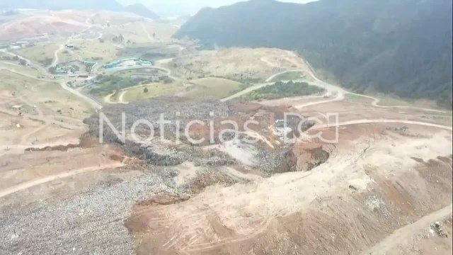 Primeras imágenes de la emergencia en el relleno Doña Juana