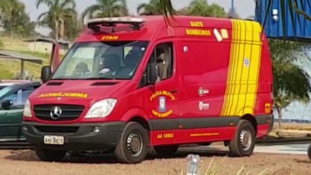 Vítima de queda é socorrida nas proximidades do Aeroporto de Cascavel