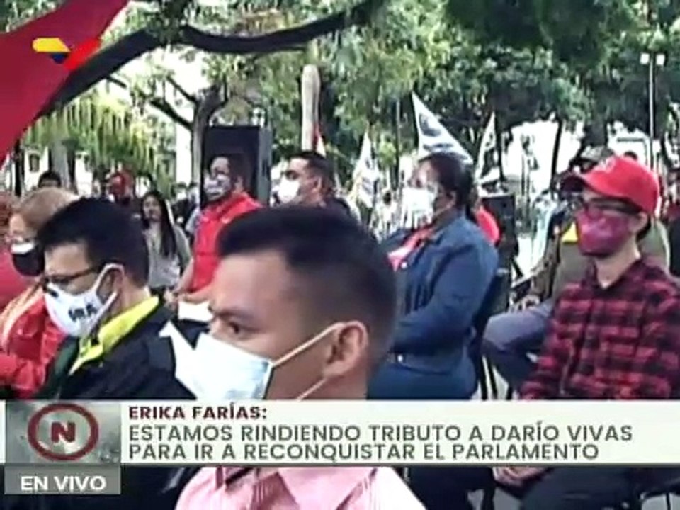 Erika Farías presentó candidatos y candidatas que conforman Comando de Campaña Darío Vivas "Caracas"