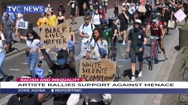 Nigerian Artiste Rallies Support Against Racism, Inequality