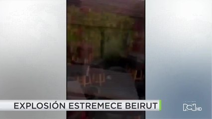 Impresionante explosión en puerto de Beirut deja decenas de heridos