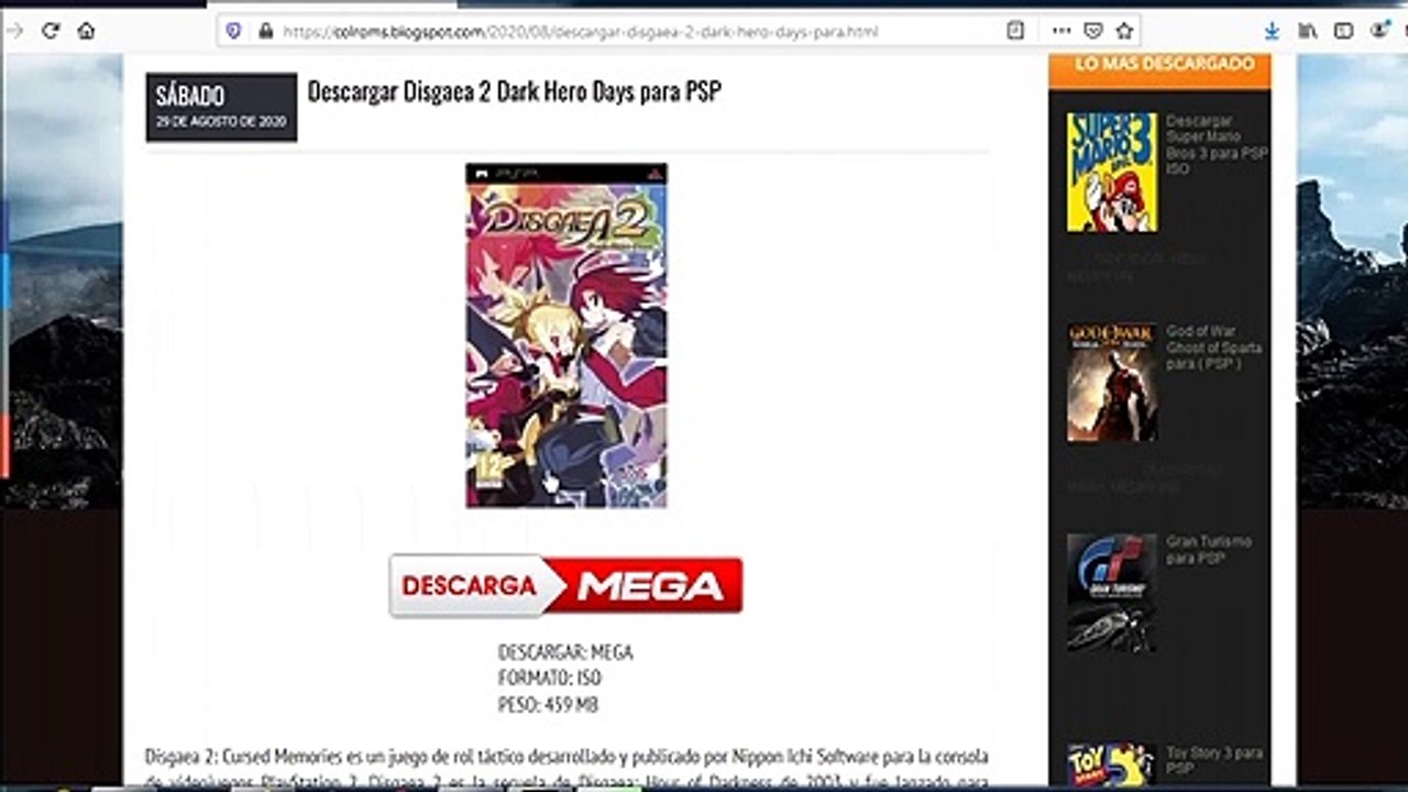 Disgaea 2 Dark Hero Days para PSP