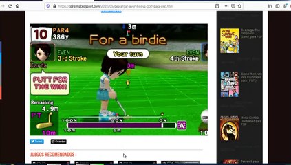 Everybody's Golf para PSP