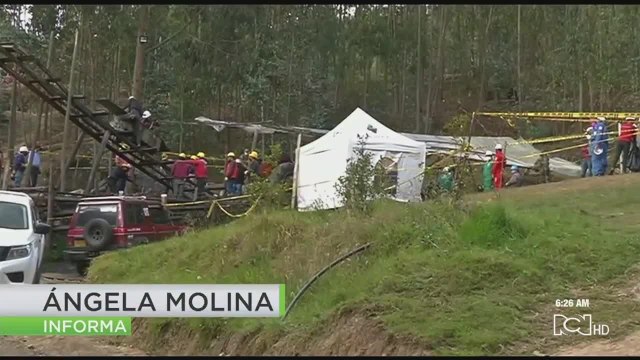 Tres mineros y una mujer completan quinto día atrapados en mina de Sogamoso