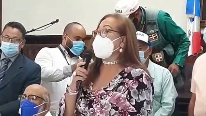 ROSA SANTOS ANUNCIA LA VISITA DE PRESIDENTE EN SANTIAGO