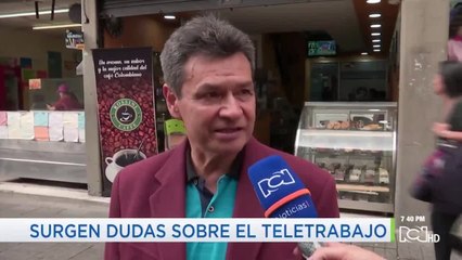 Colombianos tienen dudas sobre el teletrabajo