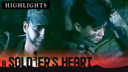 Phil checks up on Benji while he is resting | A Soldier's Heart