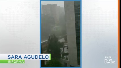 Fuerte aguacero con granizo azotó Chapinero y el norte de Bogotá