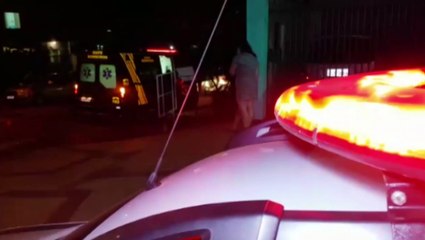 Motociclista é socorrido em acidente na Rua Maracaí