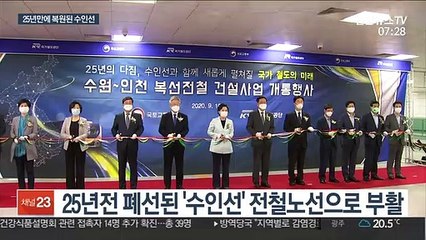 협궤열차 다니던 수인선…25년만에 전철노선 개통