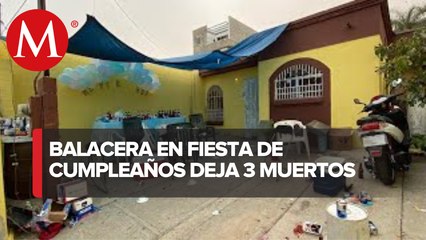 Asesinan a tres hombres en una fiesta de cumpleaños en Tijuana