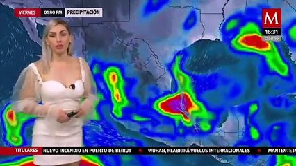 Jessica de Luna nos da el pronóstico del tiempo para este jueves 10 de septiembre