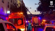 Controlado un incendio en el barrio de Atocha (Madrid)