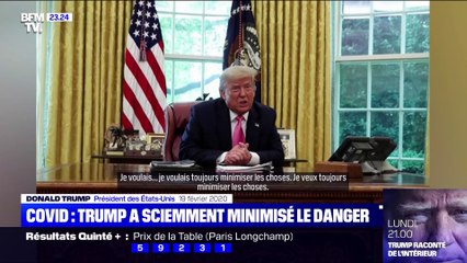 Le choix de Max à Covid : Trump a sciemment minimisé le danger - 10/09