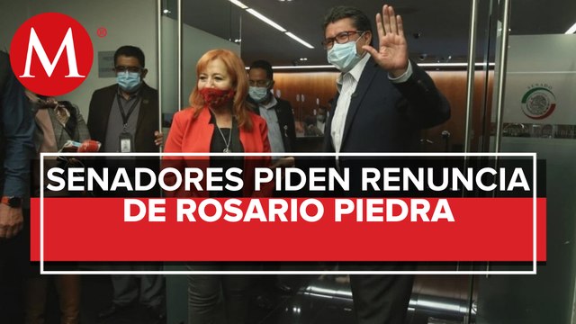 Piedra evita responder si renunciará a CNDH; habrá otra reunión con senadores