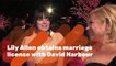 Lily Allen Marries David Harbour