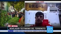 Colombiano residente en Taiwán narró cómo vivió el terremoto