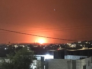 الاردن : انفجار ضخم بمستودع للقنابل في الزرقاء