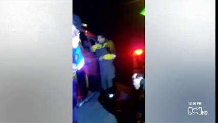 Sin papeles y violando cuarentena, ebrio estrelló carro de bomberos