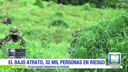 Al menos 32.000 personas están en riesgo inminente en el Bajo Atrato