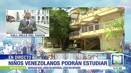 Secretaría de Educación ordena matricular a niños venezolanos en Cali