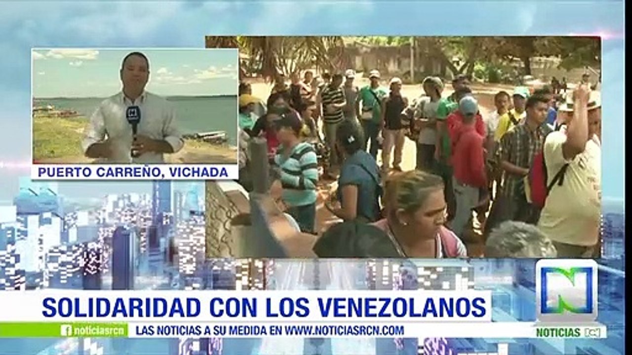 Solidaridad con venezolanos en la frontera
