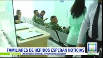 Familiares de los militares del atentado en Cúcuta buscan información de sus seres queridos