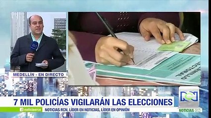 Plan de seguridad para elecciones ya inició en Antioquia