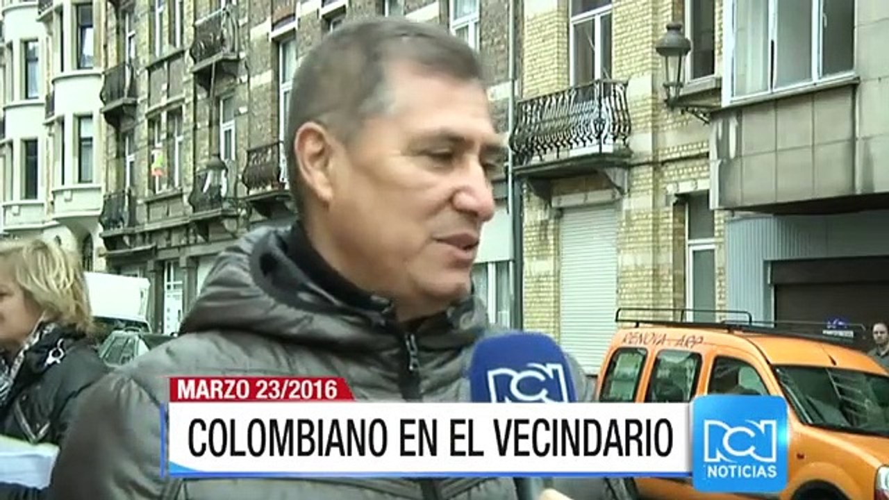 Colombianos eran vecinos de terroristas de Bruselas