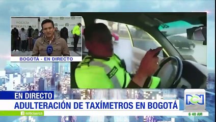 Sigue la adulteración de taxímetros en Bogotá