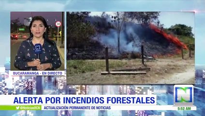 Alerta por incendios forestales en Santander
