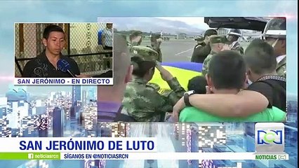 Luto en lugares de origen de soldados asesinados por el Eln