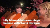 Lily Allen Marries David Harbour.