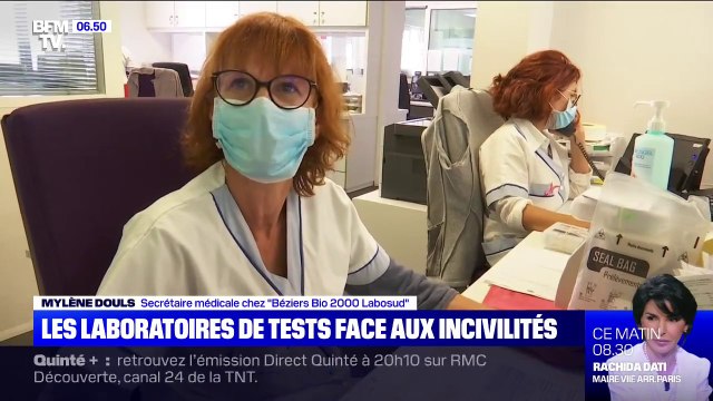 Coronavirus: les laboratoires d'analyses face aux incivilités de patients à cran