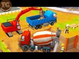 Petits Constructeurs - Camions, Grue, Excavateur - Jeux de Construction amusant pour les enfants