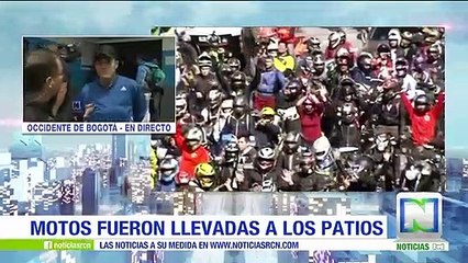 Denuncian abusos en inmovilización de motocicletas en Bogotá